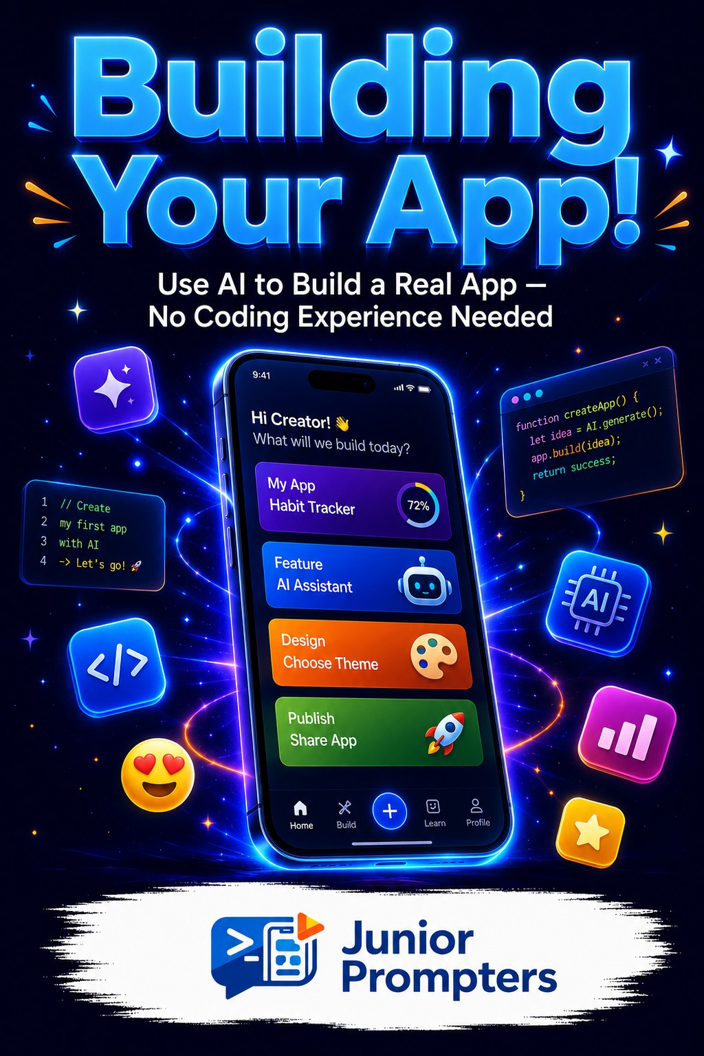 Building Your App! — Course for Kids 8–14