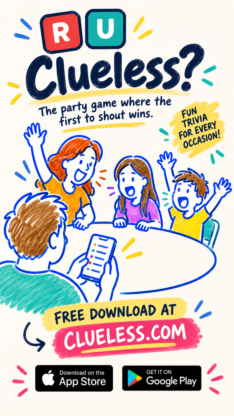 R U Clueless? – A Fun Trivia Game for the Whole Family